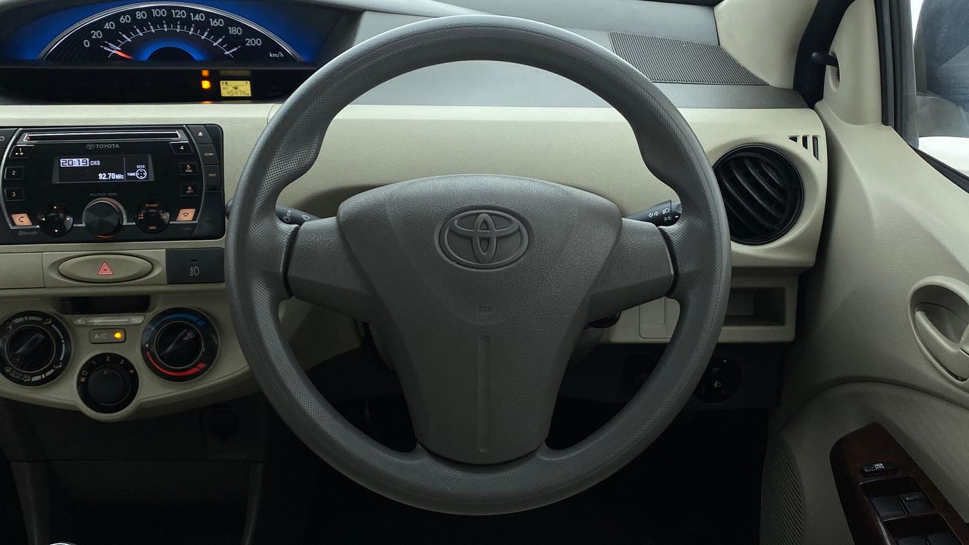 2014 Toyota Etios GD EXCLUSIVE, Diesel, Manual, 45,474 km, Steering Wheel Close Up