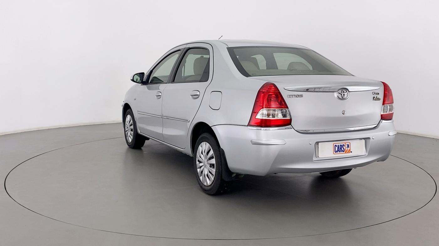 2014 Toyota Etios GD EXCLUSIVE, Diesel, Manual, 45,474 km, Left Back Diagonal