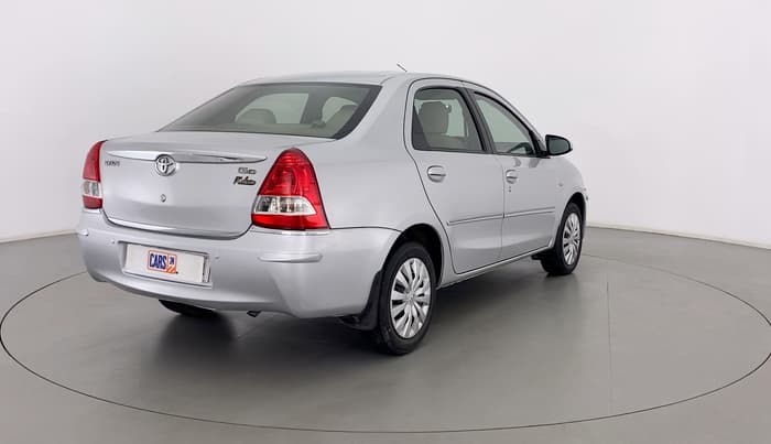 2014 Toyota Etios GD EXCLUSIVE, Diesel, Manual, 45,474 km, Right Back Diagonal