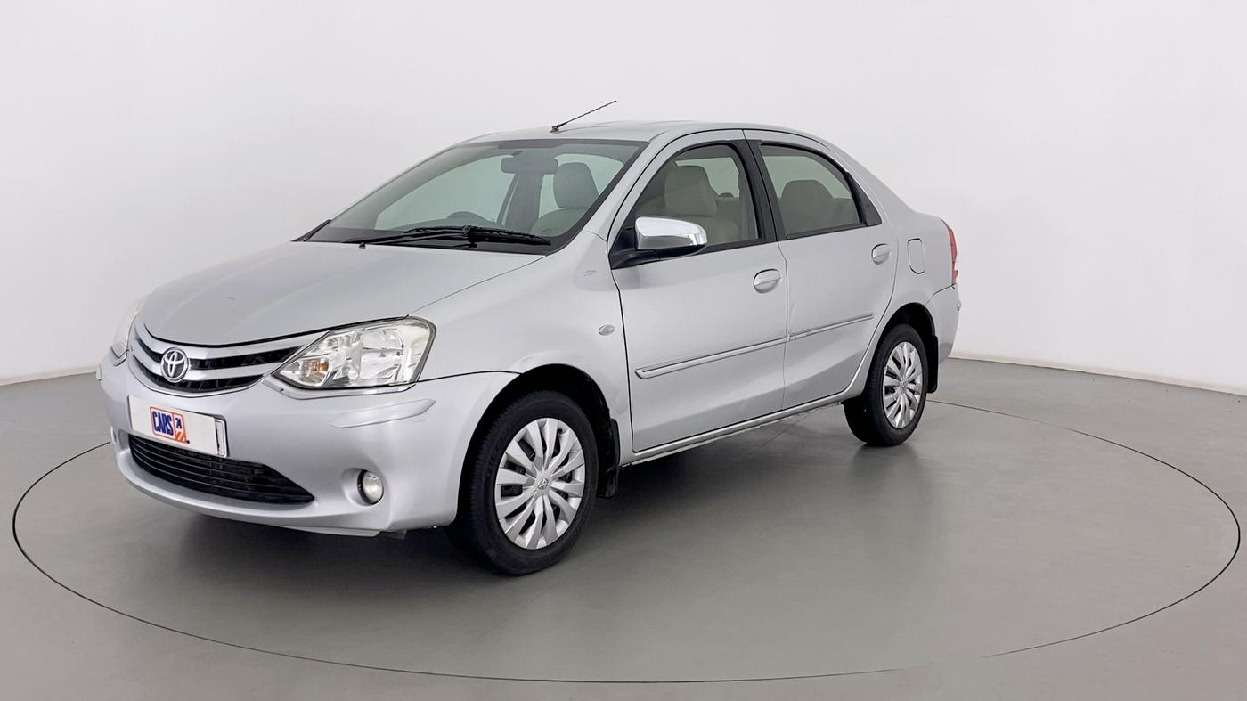 2014 Toyota Etios GD EXCLUSIVE, Diesel, Manual, 45,474 km, Left Front Diagonal