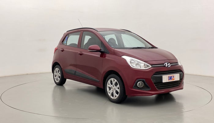 2015 Hyundai Grand i10 SPORTZ 1.2 KAPPA VTVT, Petrol, Manual, 48,483 km, Right Front Diagonal