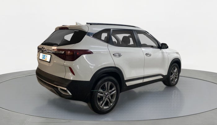 2019 KIA SELTOS HTX AT PETROL, Petrol, Automatic, 33,637 km, Right Back Diagonal