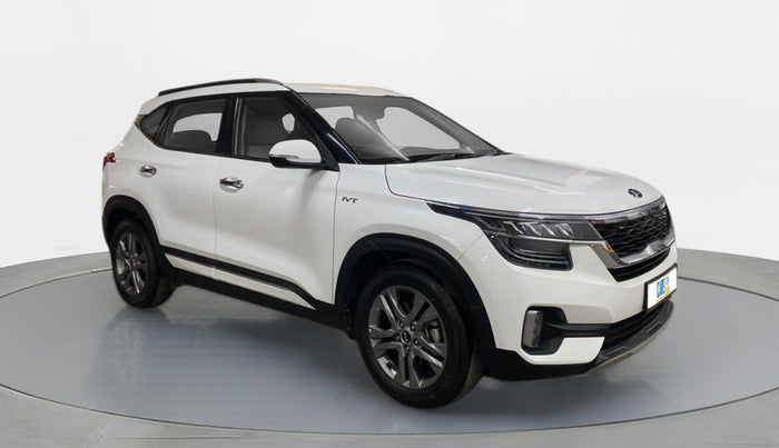 2019 KIA SELTOS HTX AT PETROL, Petrol, Automatic, 33,637 km, Right Front Diagonal