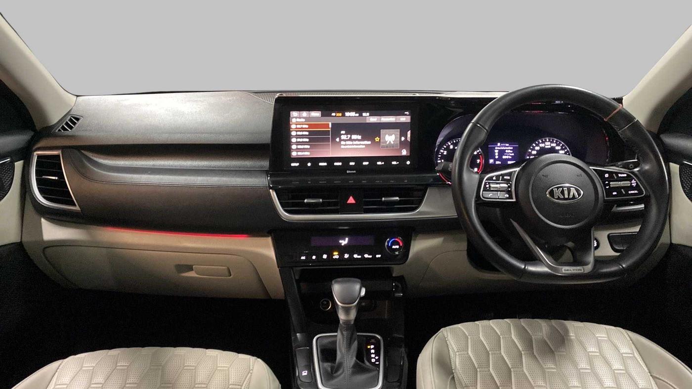 2019 KIA SELTOS HTX AT PETROL, Petrol, Automatic, 33,637 km, Dashboard