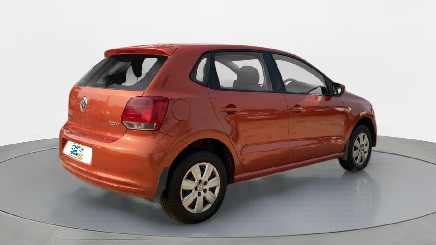 2012 Volkswagen Polo TRENDLINE 1.2L PETROL, Petrol, Manual, 94,349 km, Right Back Diagonal