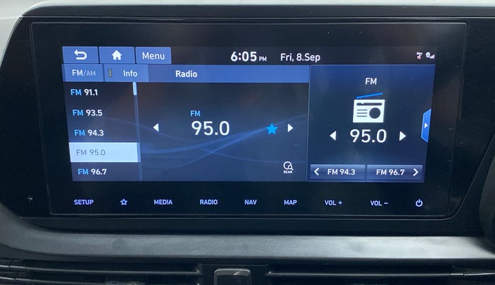 2020 Hyundai NEW I20 ASTA (O) 1.2 MT, Petrol, Manual, 56,317 km, Infotainment System