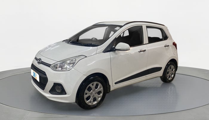 2014 Hyundai Grand i10 SPORTZ 1.2 KAPPA VTVT, Petrol, Manual, 47,426 km, Left Front Diagonal