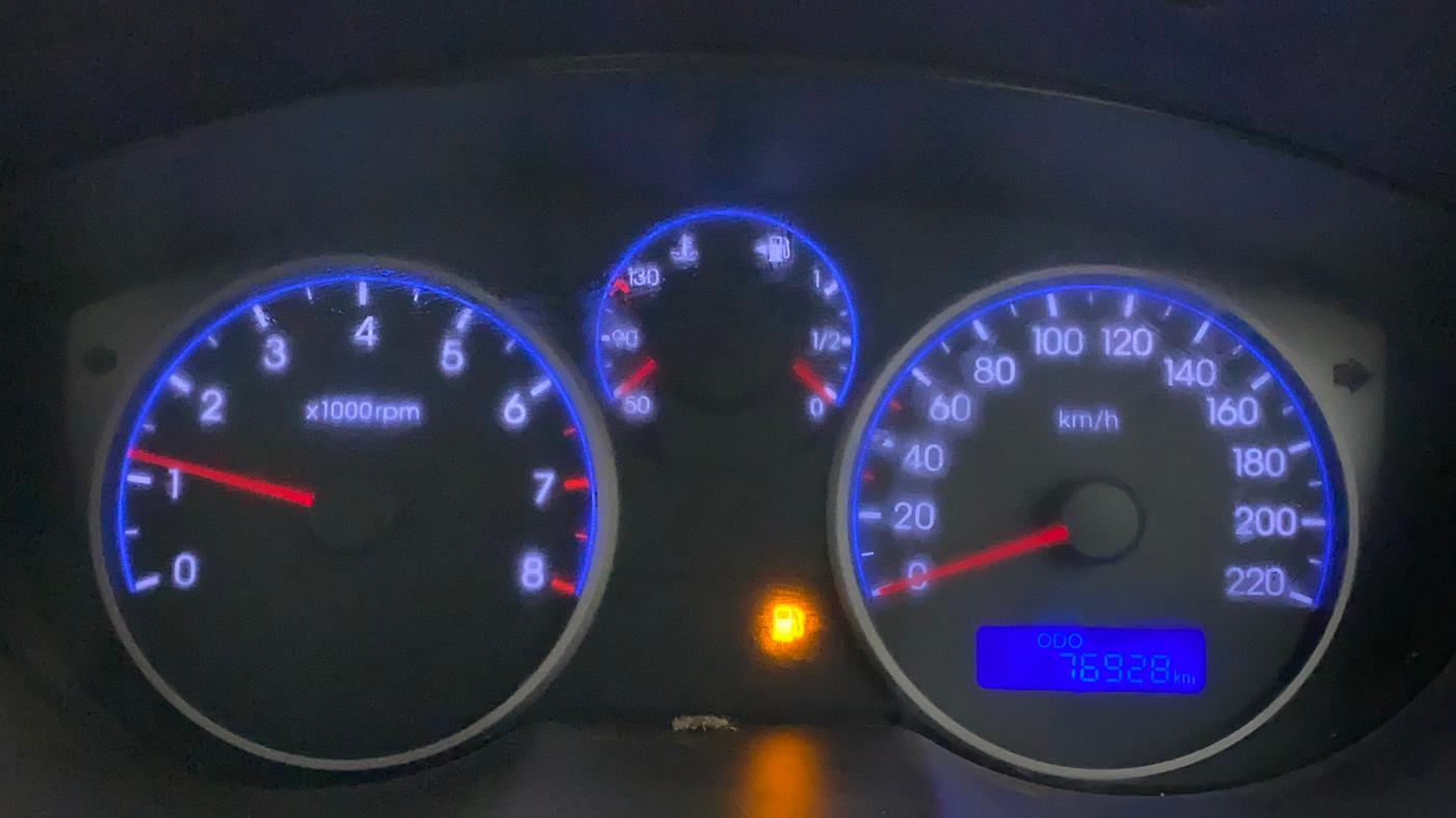 2010 Hyundai i20 MAGNA 1.2, Petrol, Manual, 76,928 km, Odometer Image