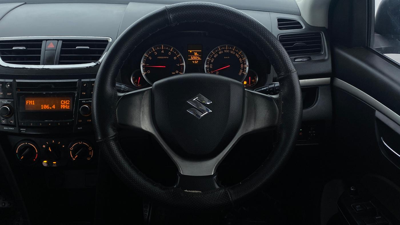 2016 Maruti Swift VXI D, Petrol, Manual, 52,664 km, Steering Wheel Close Up