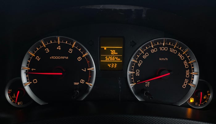 2016 Maruti Swift VXI D, Petrol, Manual, 52,664 km, Odometer Image