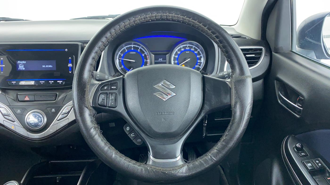 2020 Maruti Baleno DELTA PETROL 1.2, Petrol, Manual, 23,578 km, Steering Wheel Close Up