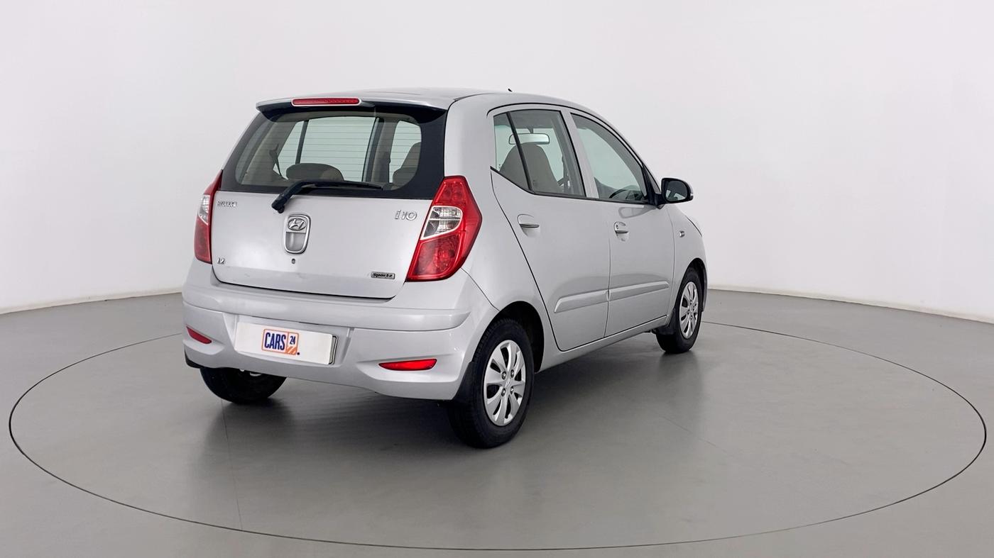 2012 Hyundai i10 SPORTZ 1.2 KAPPA2, Petrol, Manual, 31,087 km, Right Back Diagonal