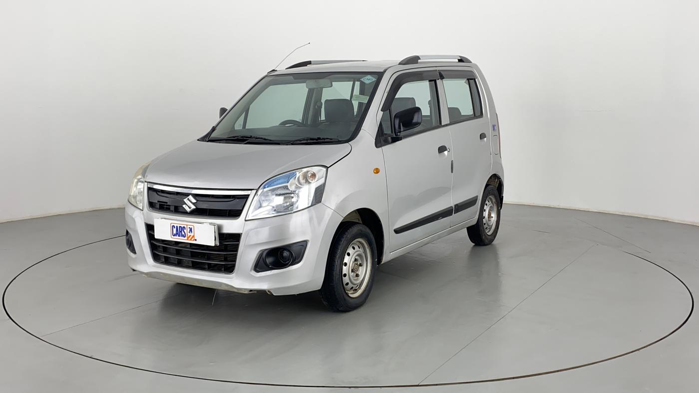 2013 Maruti Wagon R 1.0 LXI CNG, CNG, Manual, 85,337 km, Left Front Diagonal