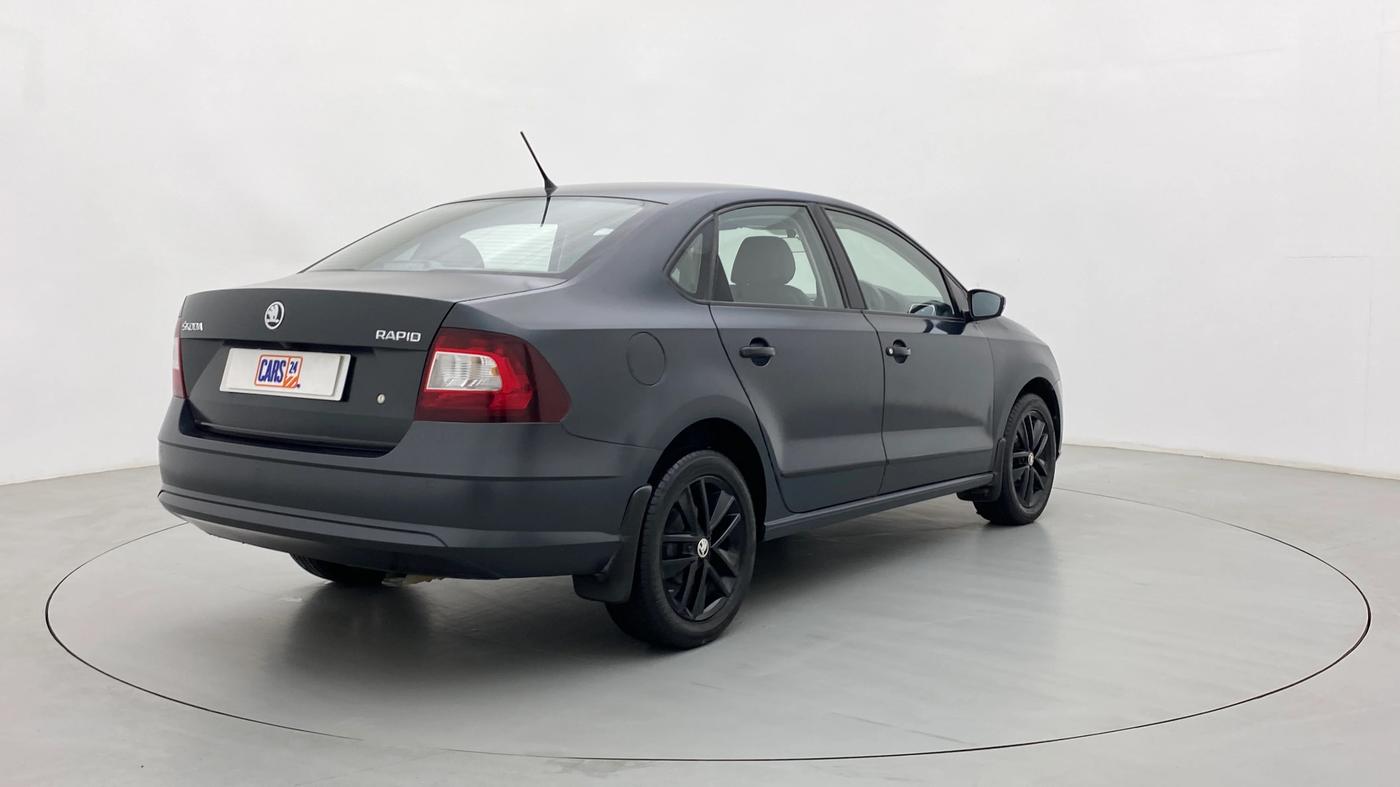 2021 Skoda Rapid 1.0 AMBITION TSI MT, Petrol, Manual, 17,006 km, Right Back Diagonal