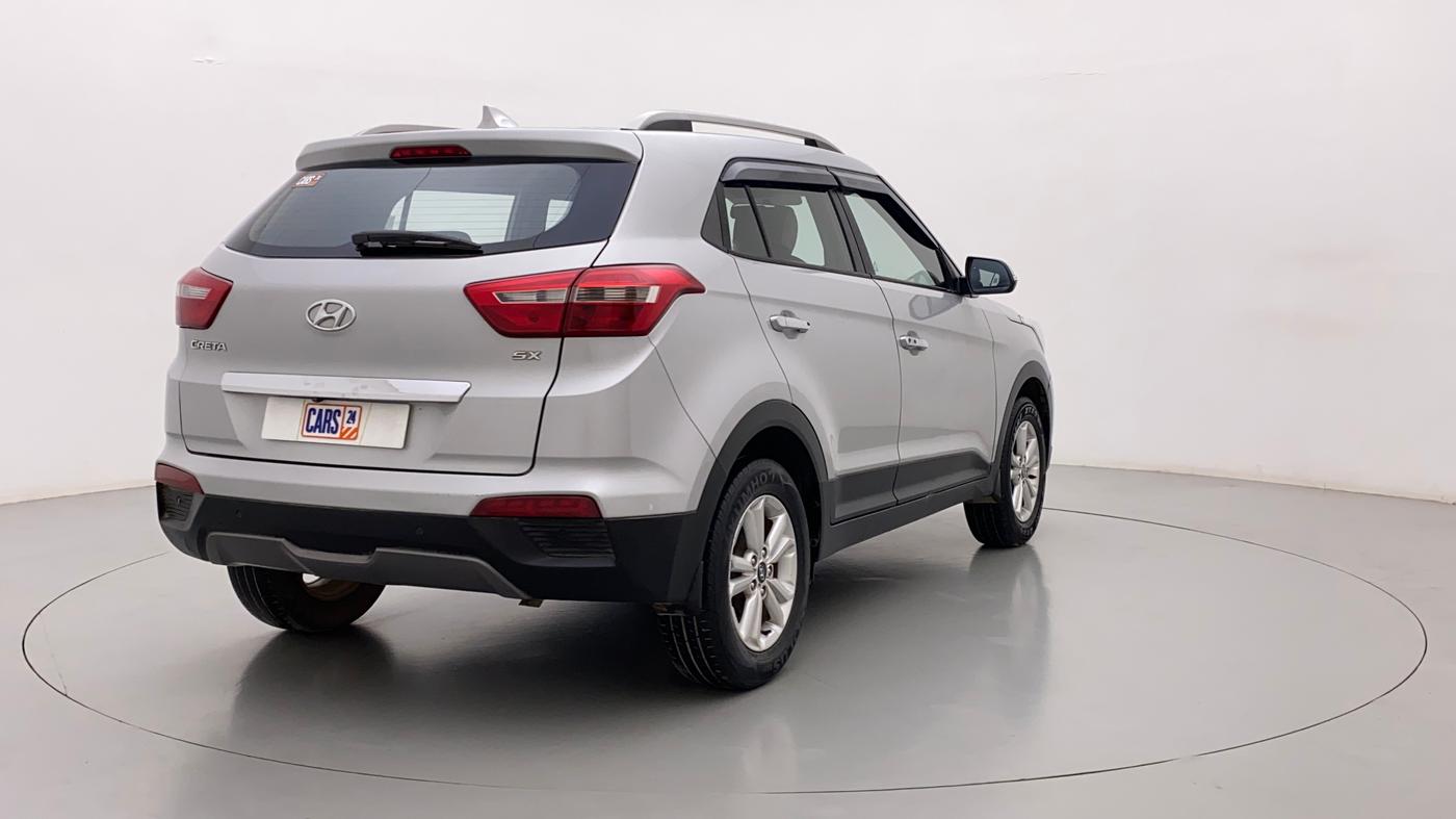 2018 Hyundai Creta SX PLUS 1.6 PETROL, Petrol, Manual, 57,288 km, Right Back Diagonal