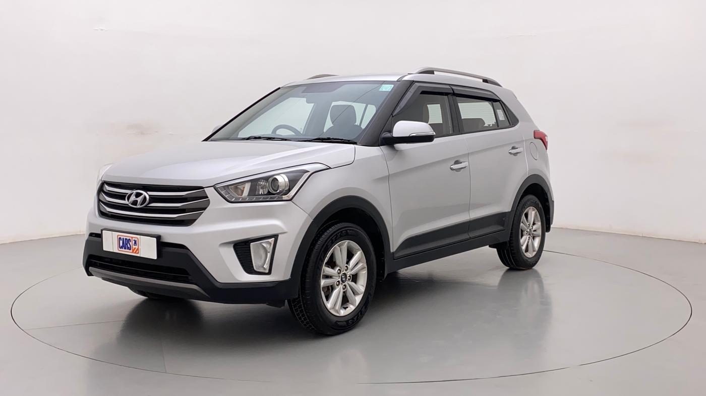 2018 Hyundai Creta SX PLUS 1.6 PETROL, Petrol, Manual, 57,288 km, Left Front Diagonal