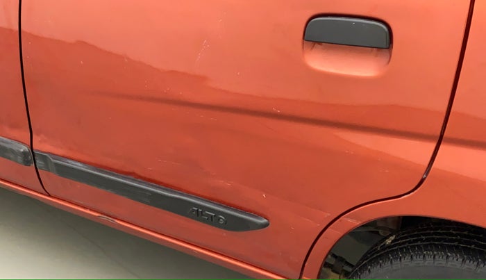 2014 Maruti Alto K10 VXI, Petrol, Manual, 46,041 km, Rear left door - Minor scratches