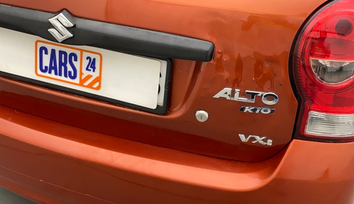 2014 Maruti Alto K10 VXI, Petrol, Manual, 46,041 km, Dicky (Boot door) - Slightly dented