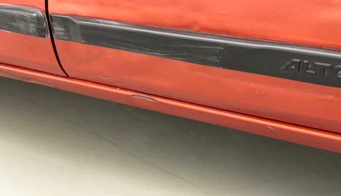 2014 Maruti Alto K10 VXI, Petrol, Manual, 46,041 km, Left running board - Minor scratches