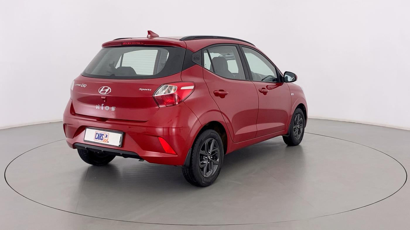2020 Hyundai GRAND I10 NIOS SPORTZ 1.2 AT, Petrol, Automatic, 6,181 km, Right Back Diagonal