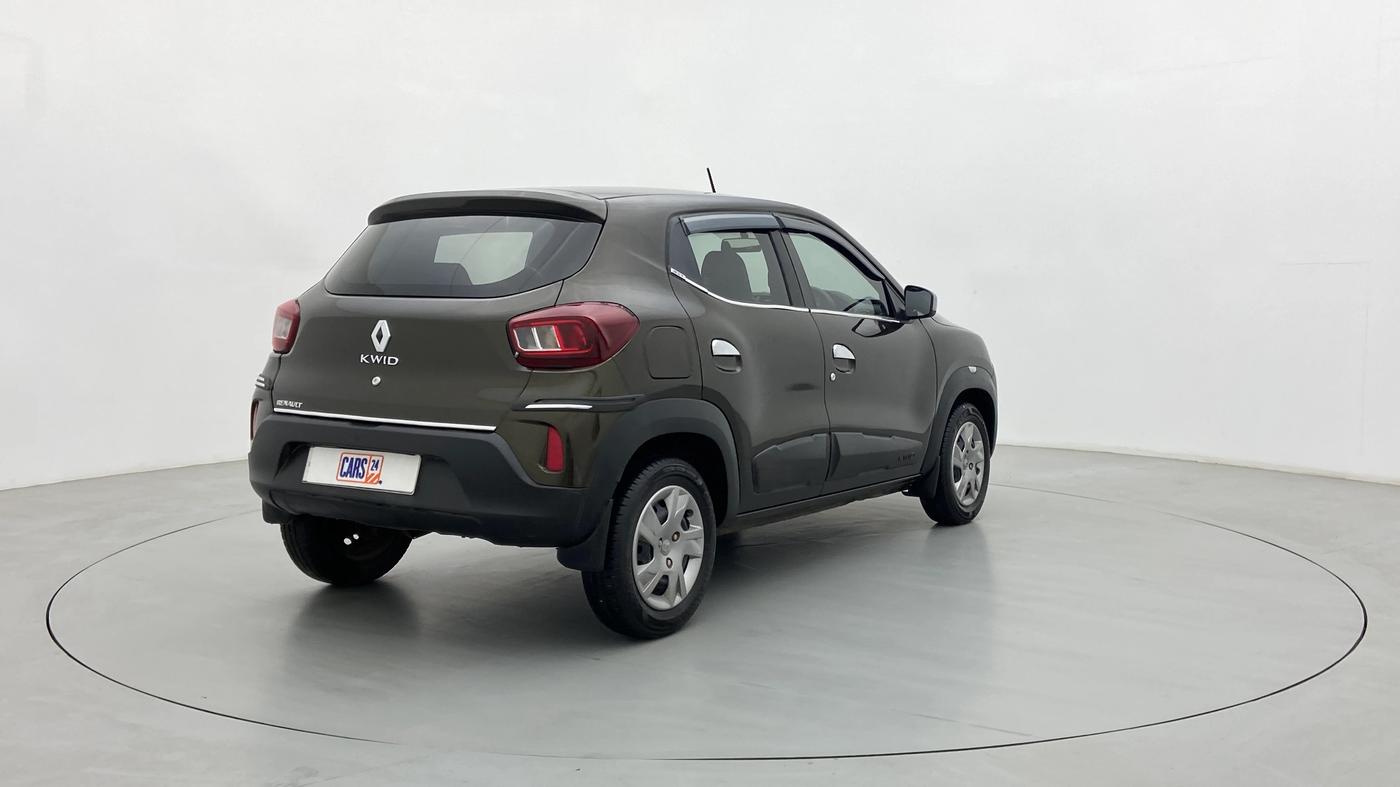 2021 Renault Kwid 1.0 RXT Opt, Petrol, Manual, 23,200 km, Right Back Diagonal