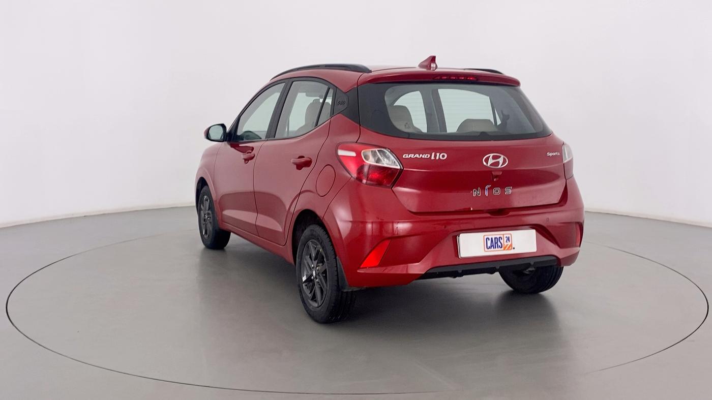 2020 Hyundai GRAND I10 NIOS SPORTZ PETROL, Petrol, Manual, 17,137 km, Left Back Diagonal