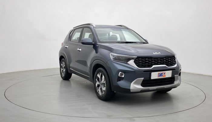 2021 KIA SONET HTX 1.0 IMT, Petrol, Manual, 17,606 km, Right Front Diagonal