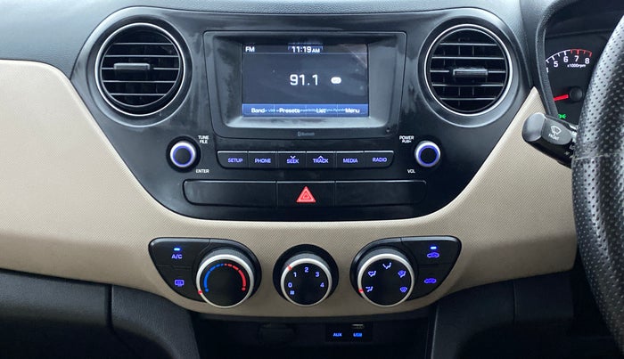 2017 Hyundai Grand i10 SPORTZ 1.2 KAPPA VTVT, Petrol, Manual, 73,586 km, Air Conditioner