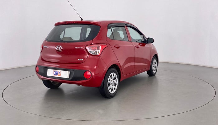 2017 Hyundai Grand i10 SPORTZ 1.2 KAPPA VTVT, Petrol, Manual, 73,586 km, Right Back Diagonal