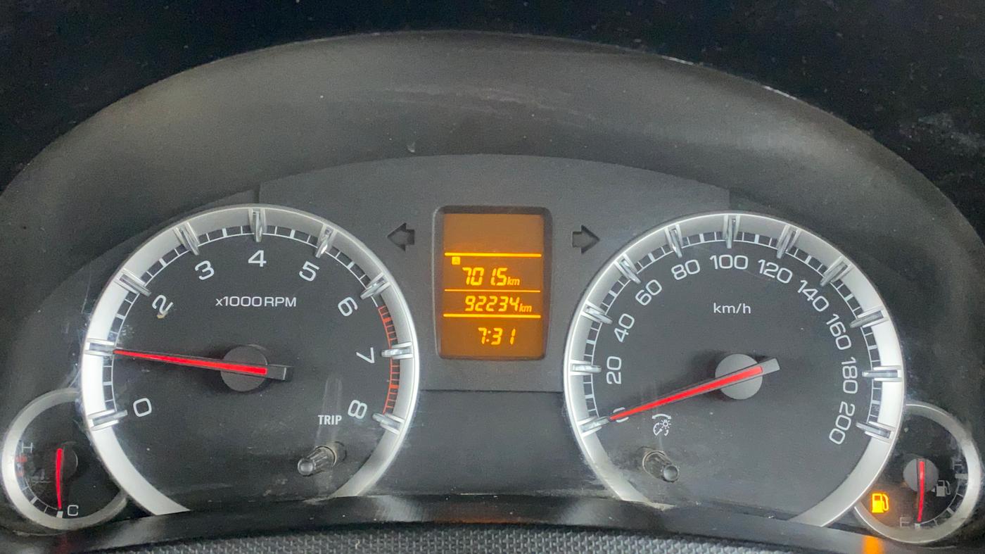 2012 Maruti Swift Dzire VXI, Petrol, Manual, 92,545 km, Odometer Image