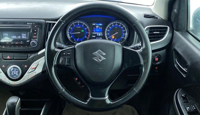2017 Maruti Baleno ZETA CVT PETROL 1.2, Petrol, Automatic, 45,197 km, Steering Wheel Close Up