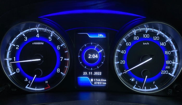 2019 Maruti Baleno ALPHA PETROL 1.2, Petrol, Manual, 47,770 km, Odometer Image
