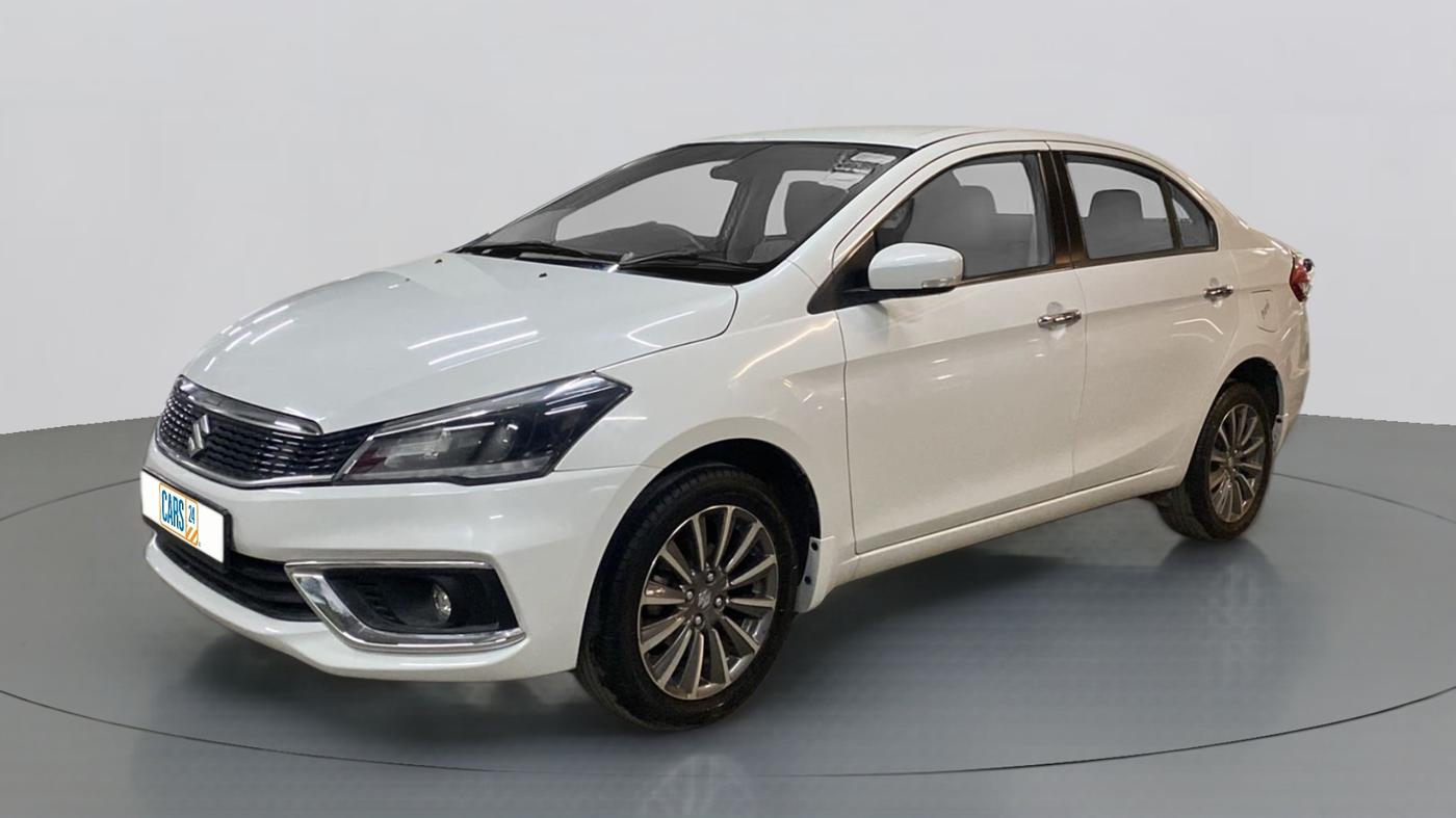 2019 Maruti Ciaz ALPHA 1.5 MT VTVT SHVS, Petrol, Manual, 18,518 km, Left Front Diagonal