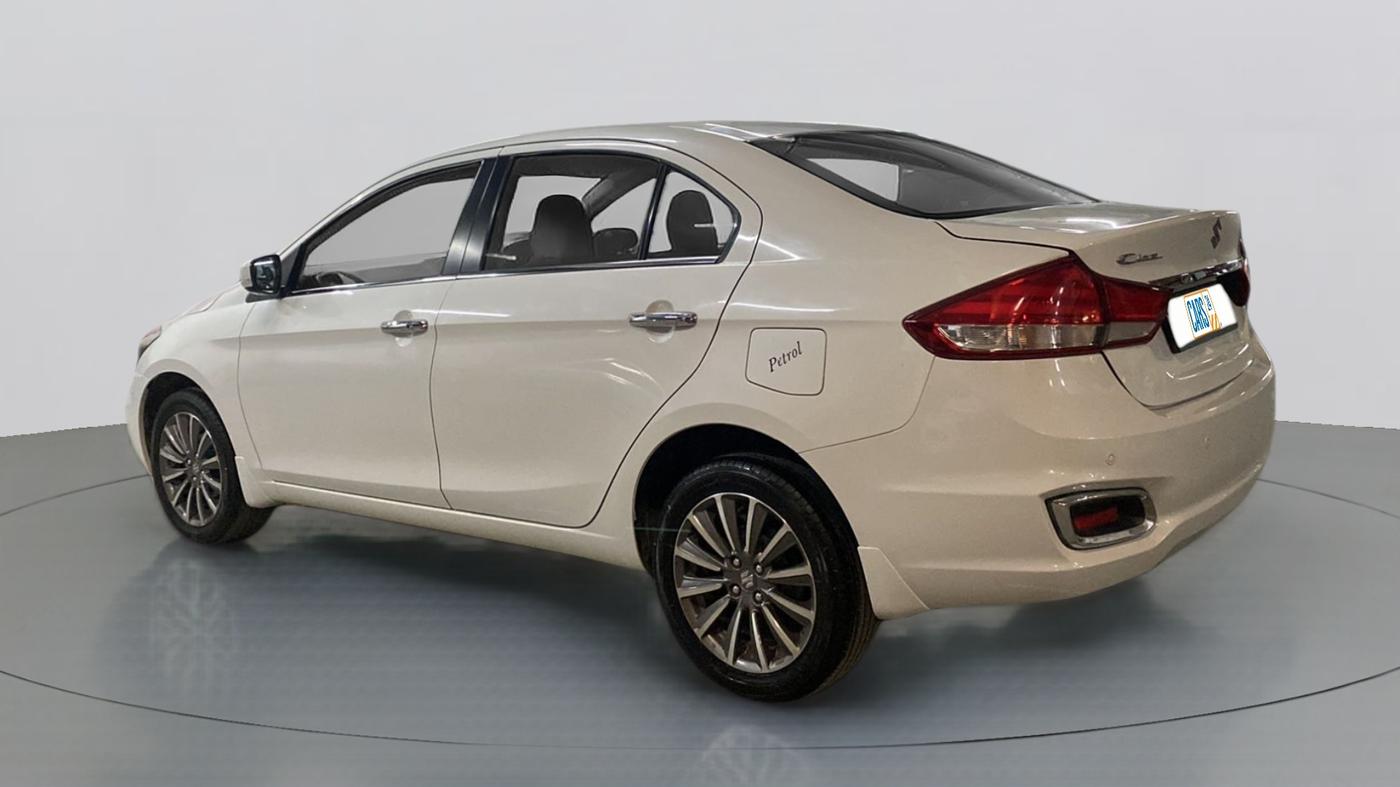 2019 Maruti Ciaz ALPHA 1.5 MT VTVT SHVS, Petrol, Manual, 18,518 km, Left Back Diagonal