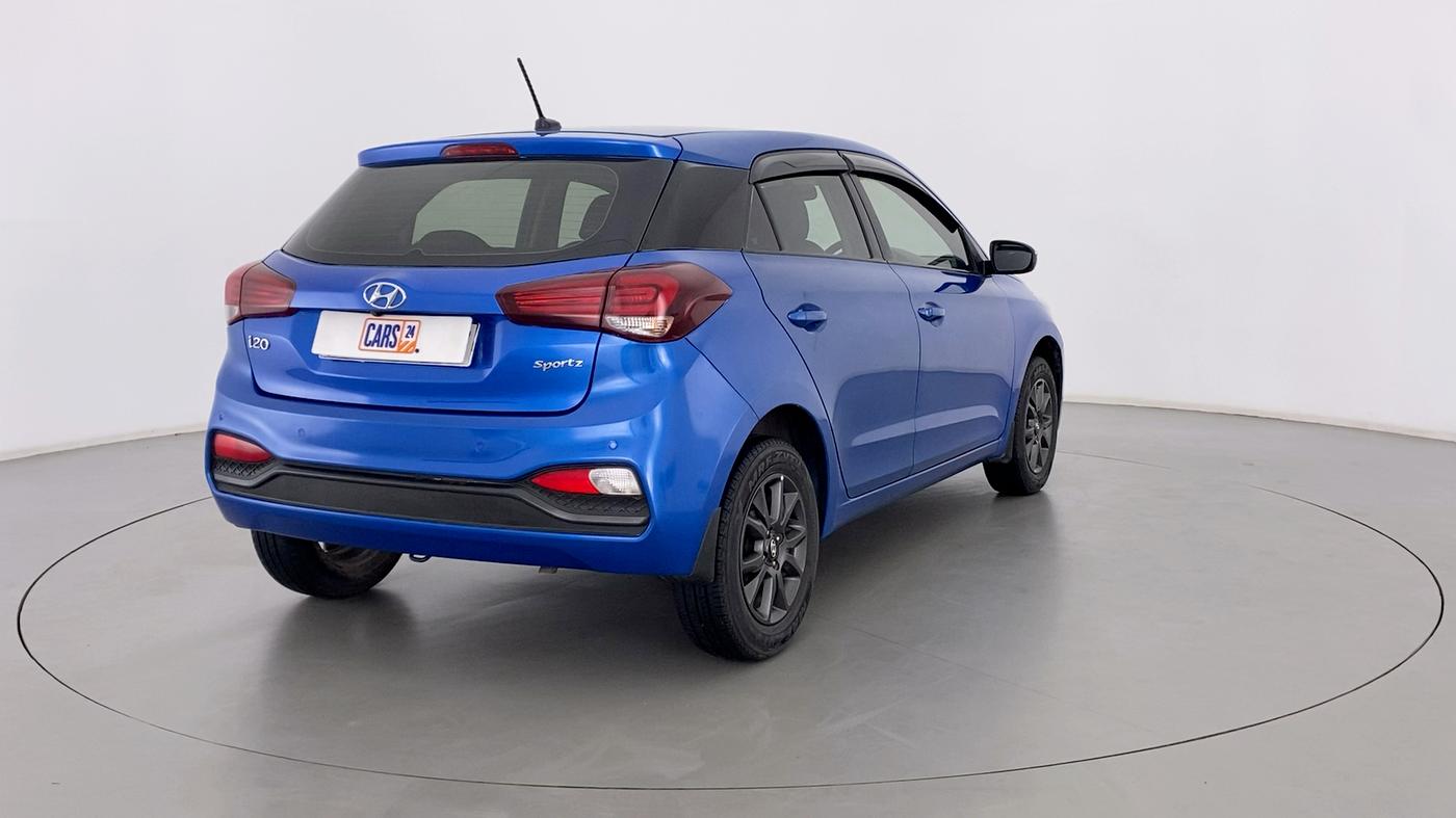2019 Hyundai Elite i20 1.2 SPORTS PLUS VTVT, Petrol, Manual, 27,205 km, Right Back Diagonal