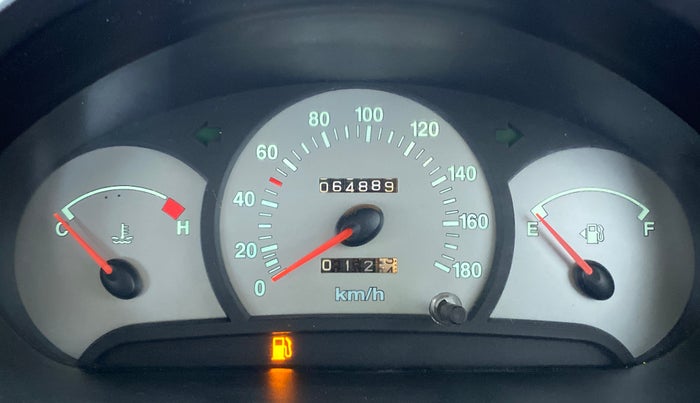 2012 Hyundai Santro Xing GLS, Petrol, Manual, 64,889 km, Odometer Image