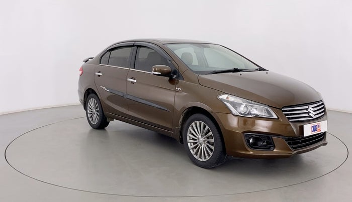 2016 Maruti Ciaz ZXI PLUS, Petrol, Manual, 73,792 km, Right Front Diagonal