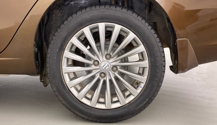 2016 Maruti Ciaz ZXI PLUS, Petrol, Manual, 73,792 km, Left Rear Wheel