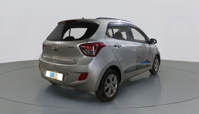 2013 Hyundai Grand i10 SPORTZ 1.2 KAPPA VTVT, Petrol, Manual, 42,994 km, Right Back Diagonal