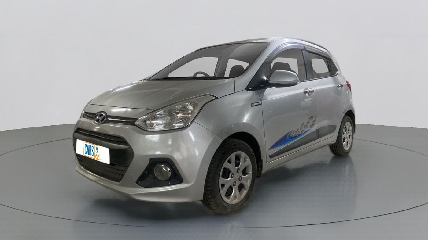2013 Hyundai Grand i10 SPORTZ 1.2 KAPPA VTVT, Petrol, Manual, 42,994 km, Left Front Diagonal