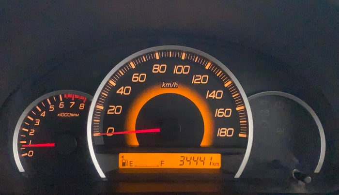 2016 Maruti Wagon R 1.0 VXI, Petrol, Manual, 34,706 km, Odometer Image