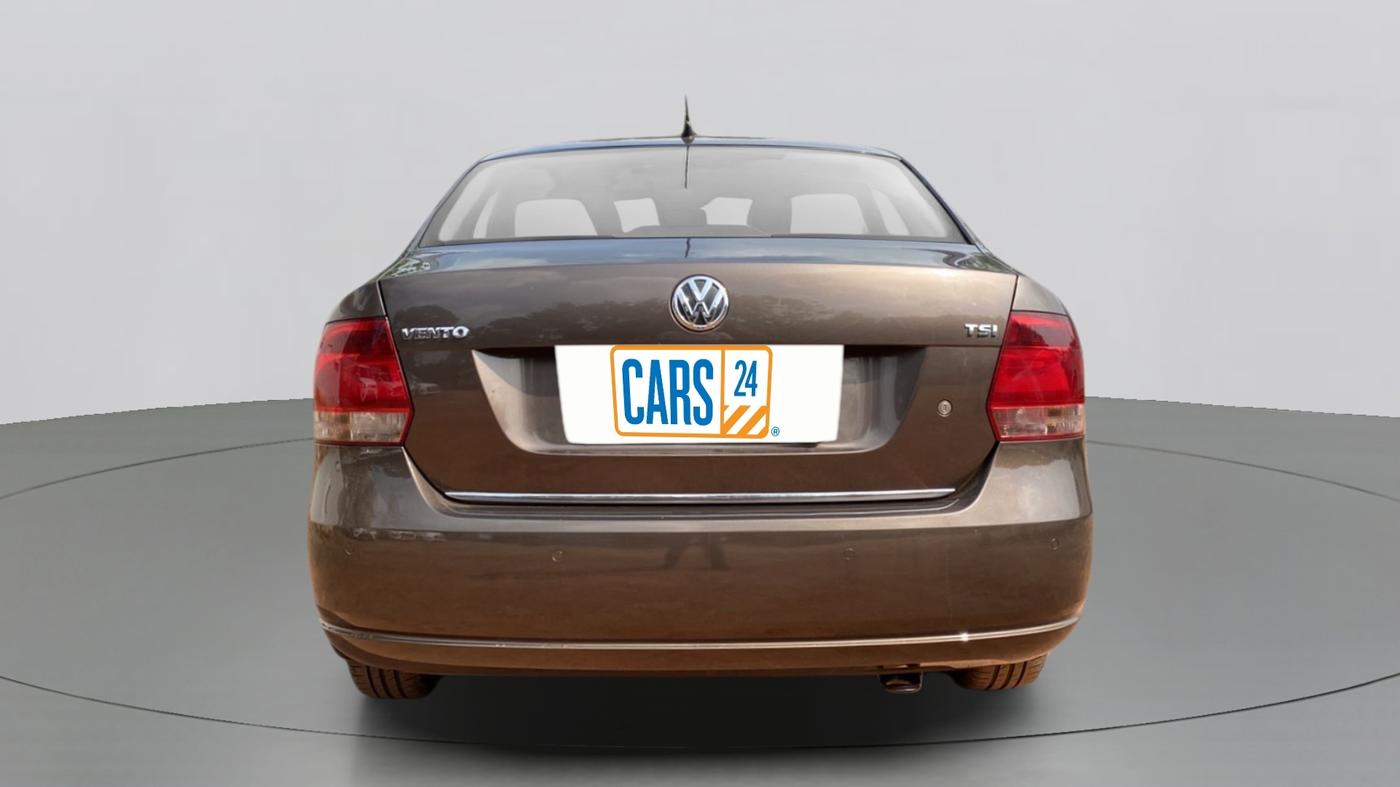2014 Volkswagen Vento HIGHLINE 1.2 TSI AT, Petrol, Automatic, 88,675 km, Back/Rear