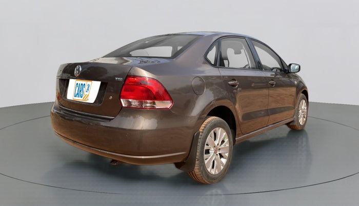 2014 Volkswagen Vento HIGHLINE 1.2 TSI AT, Petrol, Automatic, 88,675 km, Right Back Diagonal