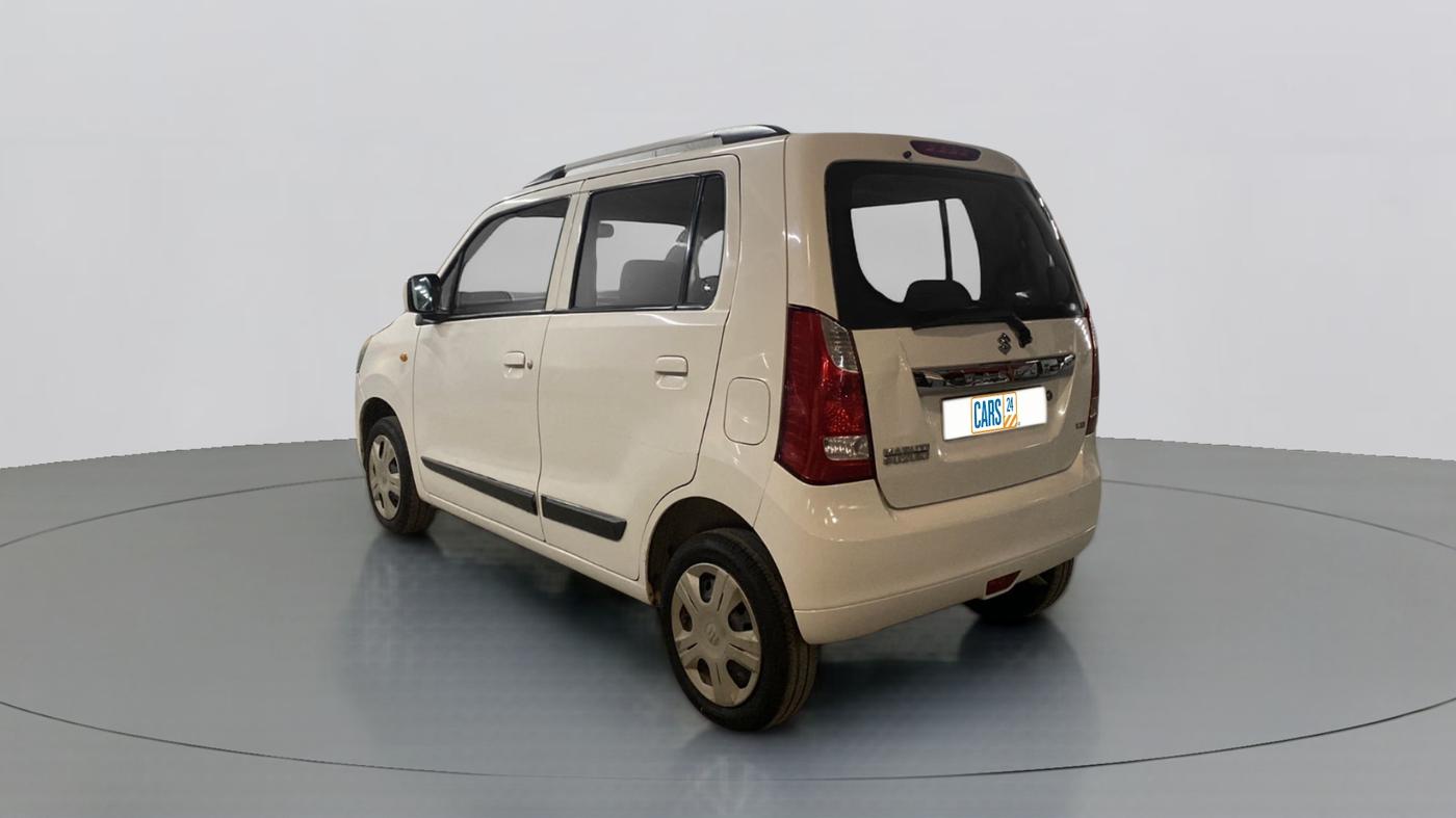 2015 Maruti Wagon R 1.0 VXI, Petrol, Manual, 43,734 km, Left Back Diagonal