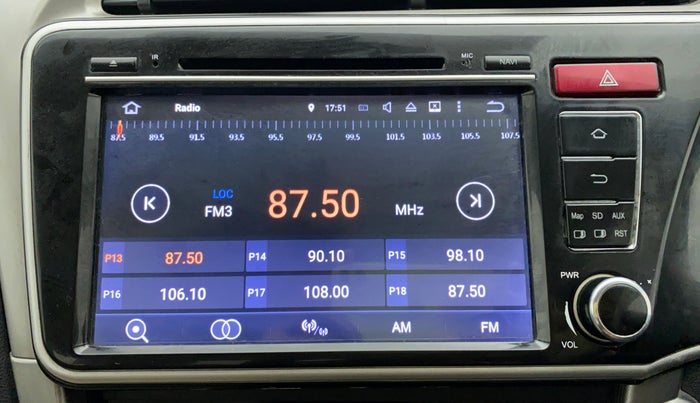 2016 Honda City 1.5L I-VTEC VX, Petrol, Manual, 80,027 km, Infotainment System
