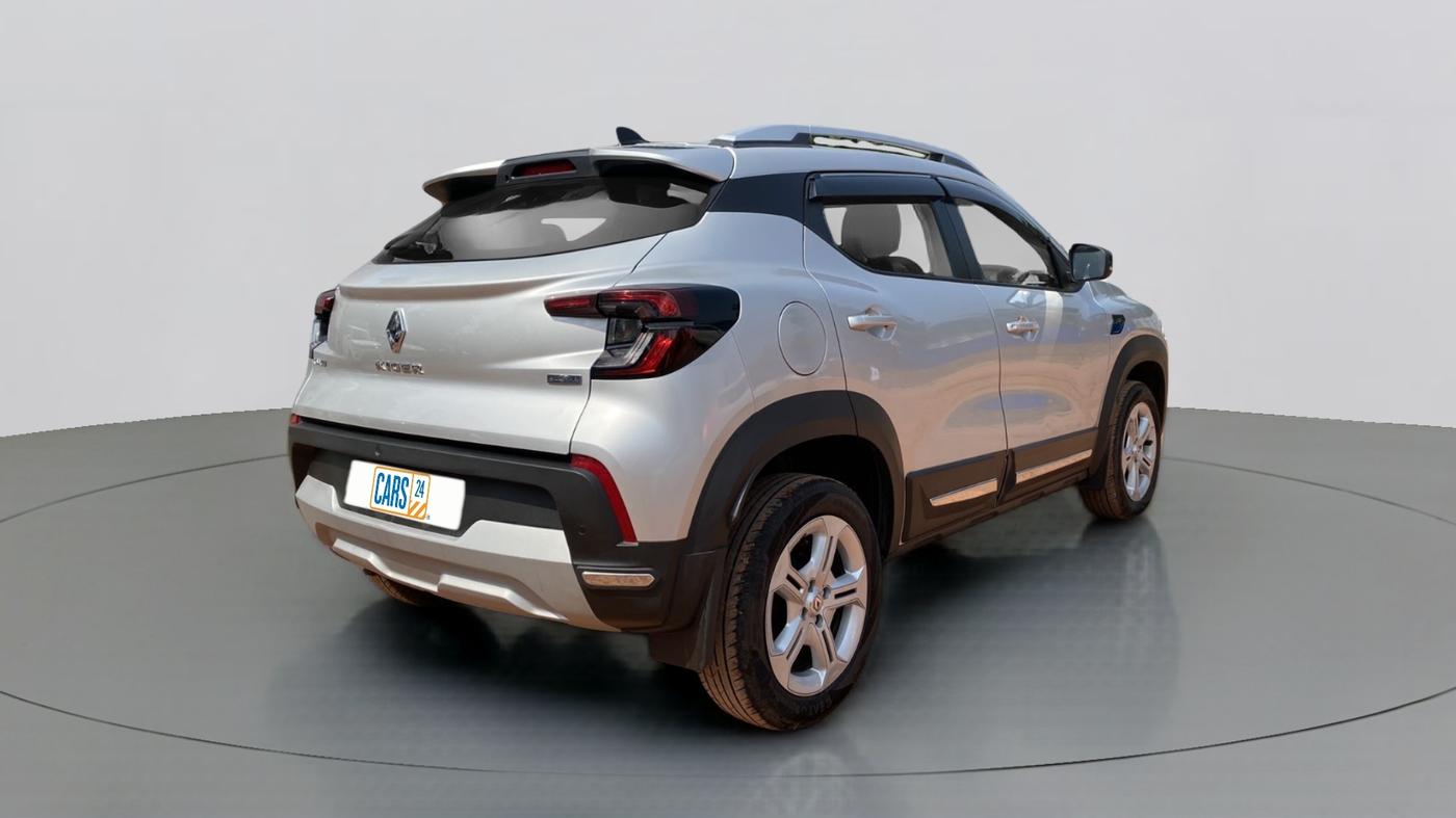 2021 Renault Kiger RXT 1.0 AMT, Petrol, Automatic, 6,704 km, Right Back Diagonal