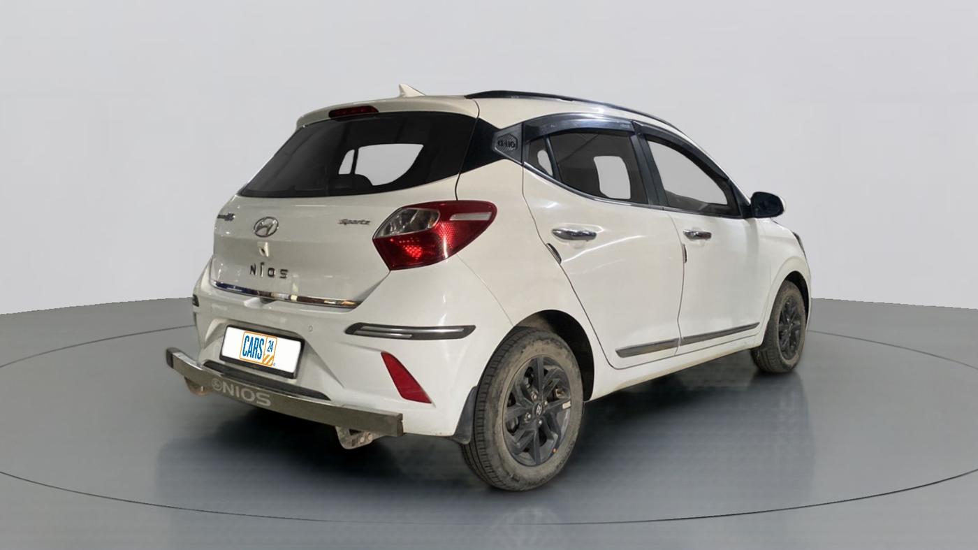 2021 Hyundai GRAND I10 NIOS SPORTZ PETROL, Petrol, Manual, 36,391 km, Right Back Diagonal