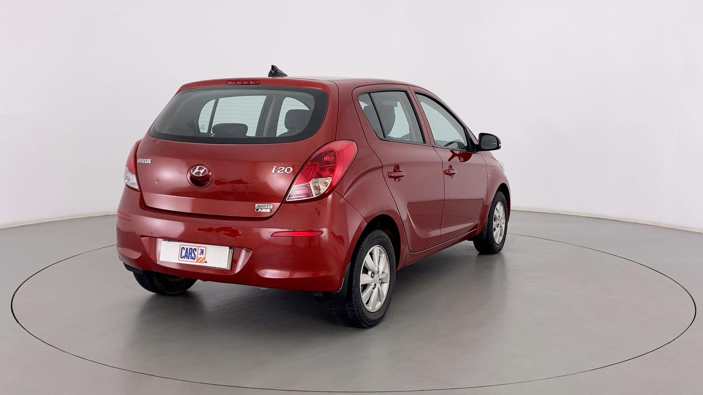 2013 Hyundai i20 SPORTZ 1.2 VTVT, Petrol, Manual, 61,664 km, Right Back Diagonal