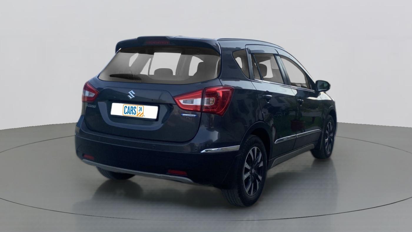 2020 Maruti S Cross ALPHA AT SMART HYBRID, Petrol, Automatic, 29,708 km, Right Back Diagonal