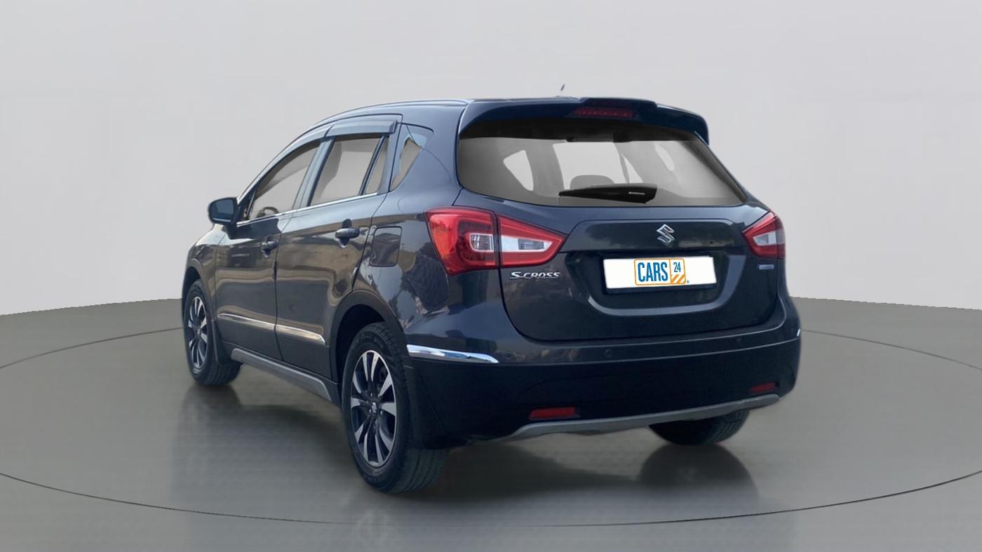 2020 Maruti S Cross ALPHA AT SMART HYBRID, Petrol, Automatic, 29,708 km, Left Back Diagonal